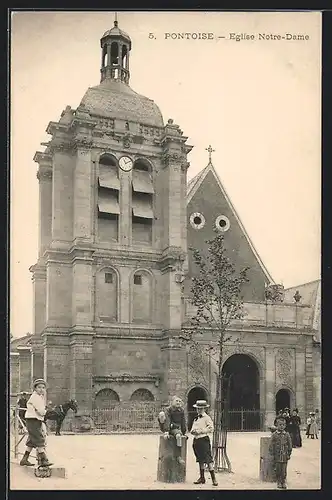 AK Pontoise, Eglise Notre-Dame