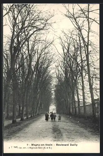 AK Magny-en-Vexin, Boulevard Dailly