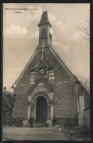 AK Neuville-sur-Oise, L`Eglise