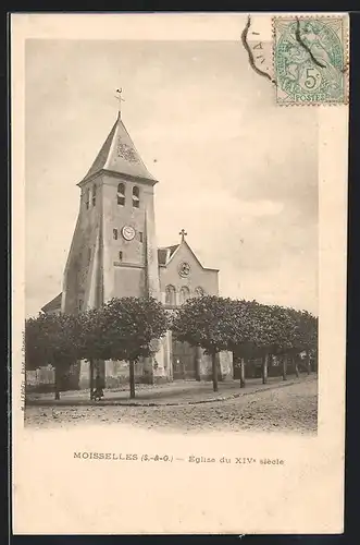 AK Moisselles, Eglise du XIVe siecle