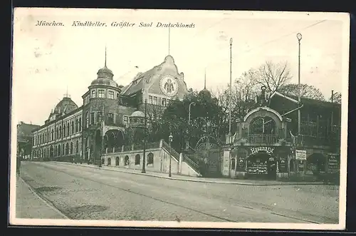 AK München-Haidhausen, Partie am Kindlkeller