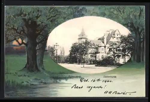 AK Hannover, Partie am Listerturm