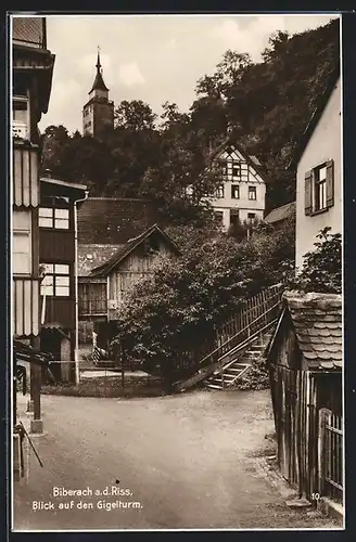 AK Biberach a. d. Riss, Blick auf den Gigelturm