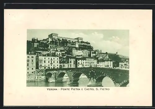 AK Verona, Ponte Pietra e Castel S. Pietro