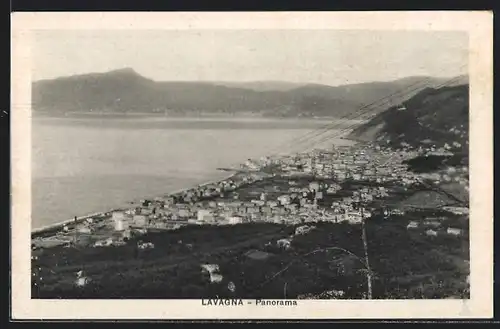 AK Lavagna, Panorama aus der Vogelschau
