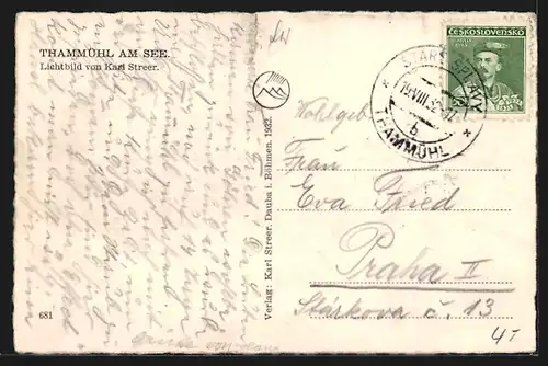 AK Thammühl am See, Uferpartie