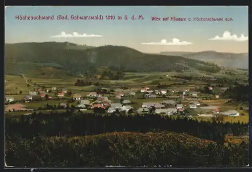 AK Höchenschwand /Schwarzw., Blick auf Häusern