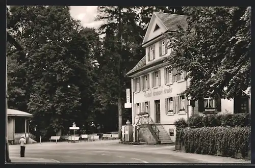 AK Oppenau im Schwarzwald, Gasthof Brauerei Bruder