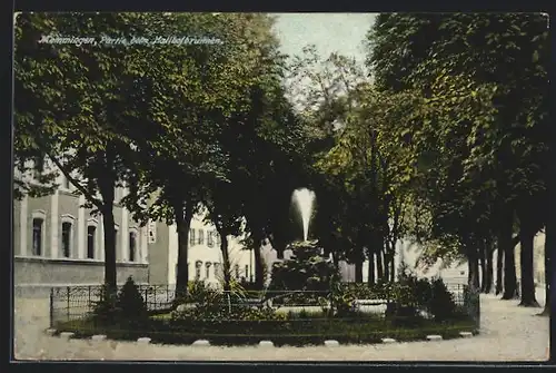 AK Memmingen, Hallhofbrunnen