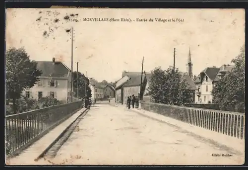 AK Morvillars, Entrée du Village et le Pont