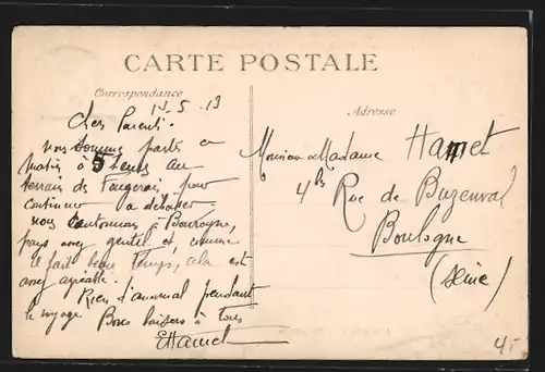 AK Bourogne, Vue Générale prise de la Côte