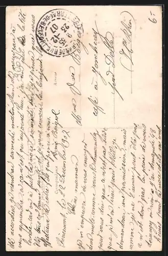 AK Chèvremont, L`Église, Sortie de la Messe du Dimanche