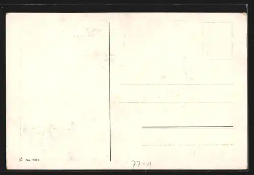 AK Schutz gegen die Hitzewelle, Karikatur