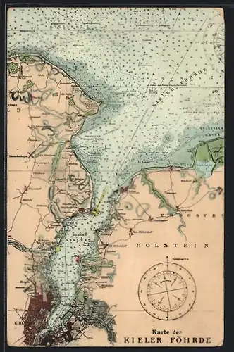 AK Kiel, Landkarte der Kieler Föhrde