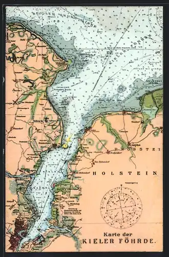AK Kiel, Karte der Kieler Föhrde