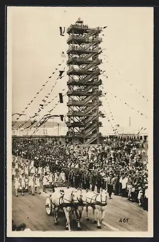 AK Stuttgart, 15. Deutsches Turnfest 1933, Flaggenturm