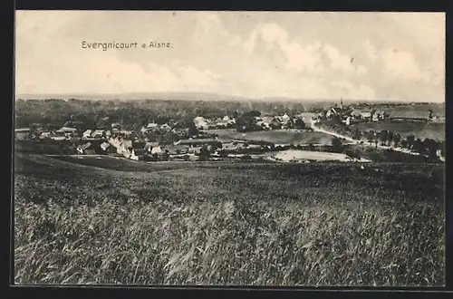 AK Evergnicourt, Vue generale