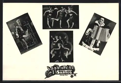 AK Sartos Dancing Show, Tänzerinnen und Akkordionspieler