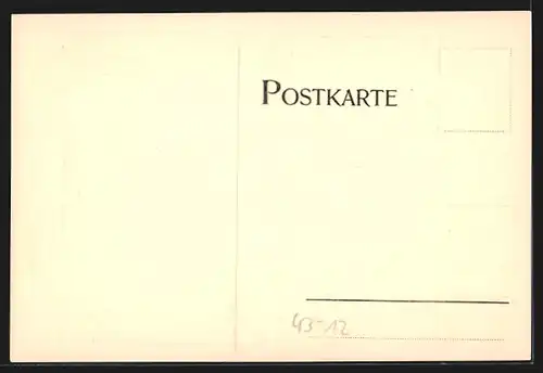 Künstler-AK Schüler wandern nach Hause