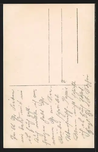 AK Prinz Wilhelm bei seinem ersten Ritt auf einem Pferd sitzend