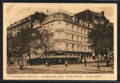 AK Hamburg-St. Pauli, Kaffeehaus Minerva