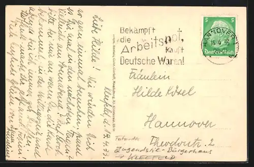 Foto-AK Kleefeld, Jugendstil-Bürgerhaus