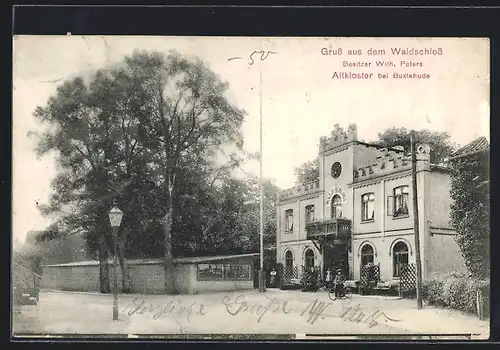 AK Altkloster bei Buxtehude, Gasthaus Waldschloss von Wlhelm Peters