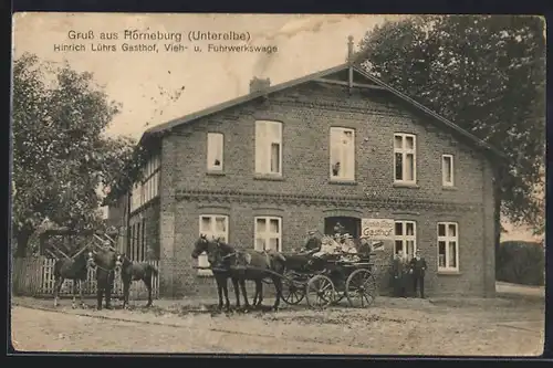 AK Horneburg /Unterelbe, Gasthof von Hinrich Lührs