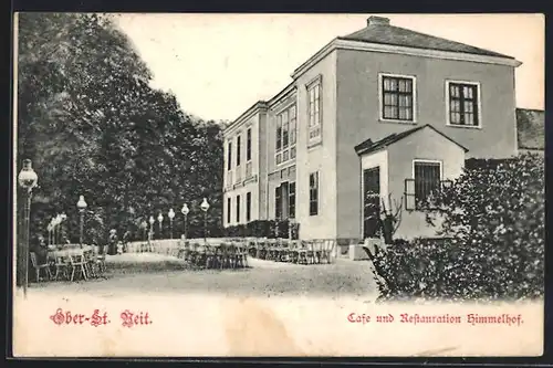 AK Wien, Ober-St. Veit, Cafe und Restauration Himmelhof