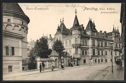 AK Wien, Generalni konsulat C. S. R., Penzingerstrasse 11-13, Palais Cumberland