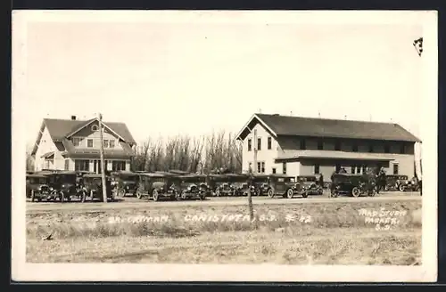 Foto-AK Canistota, SD, Dr. Ortman Hotel-Hospital