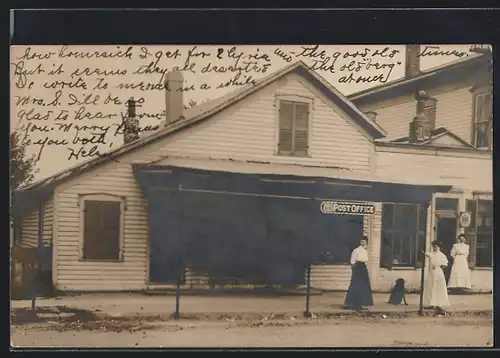 Foto-AK Bolivar, OH, Post Office 1908