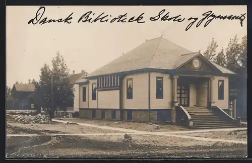 Foto-AK Landsby, WI, Dansk Bibliothek