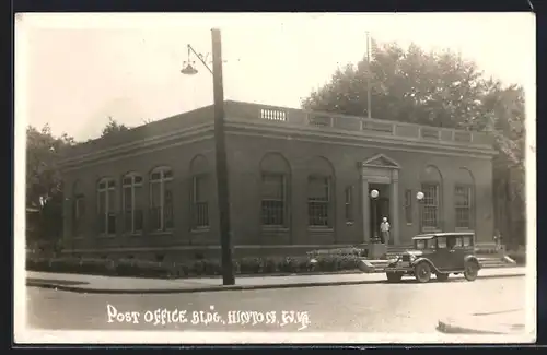 Foto-AK Hinton, WV, Post Office Bldg.