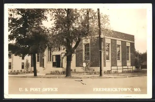Foto-AK Fredericktown, MO, U. S. Post Office