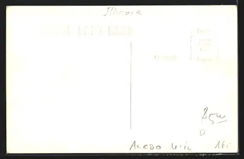 Foto-AK Aledo, IL, Post Office