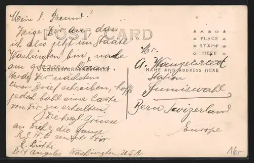 Foto-AK Port Angeles, WA, Portion of Waterfront and Harbor