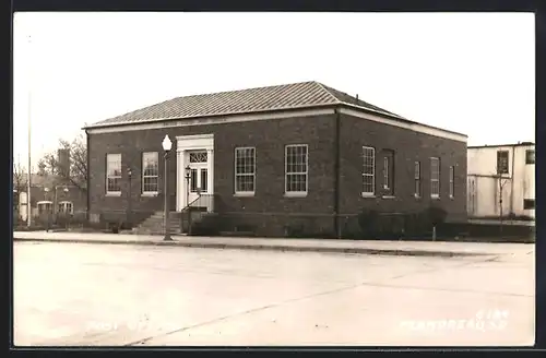 Foto-AK Flandreau, SD, Post Office