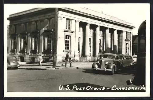 Foto-AK Charleroi, PA, U. S. Post Office