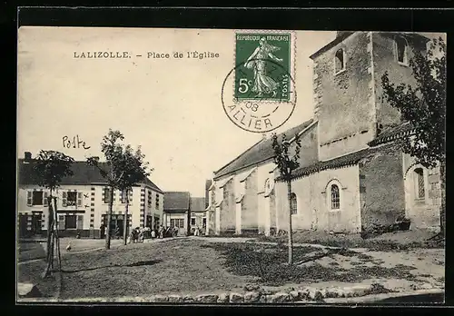 AK Lalizolle, Place de l`Eglise