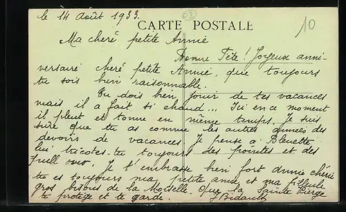 AK Louroux-de-Bouble, Vue Generale du Bourg