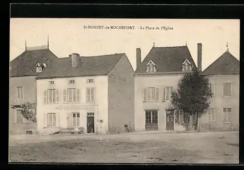 AK St-Bonnet-de-Rochefort, La Place de l`Eglise