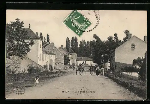 AK Jenzat, Vue prise du Pont