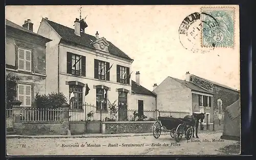 AK Rueil-Seraincourt, Ecole des Filles