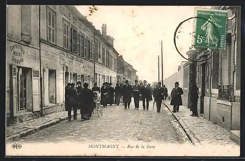 AK Montmagny, Rue de la Gare