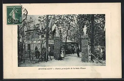 AK Montmagny, Entrée principale de la butte Pinson