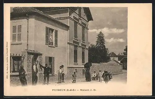 AK Puiseux, Maison J. D., Gebäudeansicht