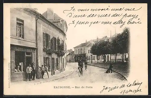 AK Eaubonne, Rue de Paris