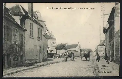 AK Cormeilles-en-Vexin, Route de Gisors