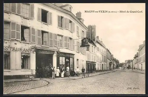 AK Magny-en-Vexin, Hôtel du Grand Cerf